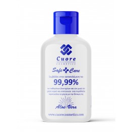 Cuore Cosmetics Safe + Care | Τζελ Χεριών με BAC και Aλόη 200ml